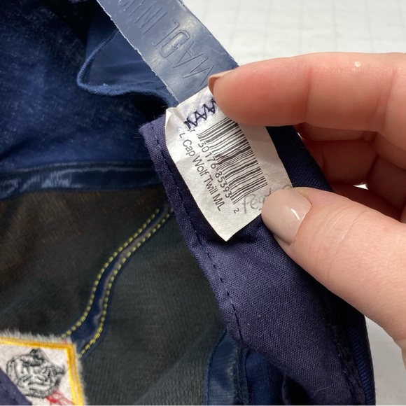 Boy Scouts Wolf Blue Gold vintage made in the USA twill M/L SnapBack cap - Picture 10 of 11